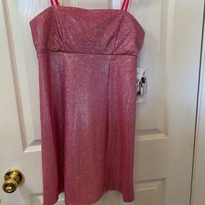 Pink Glitter Dress